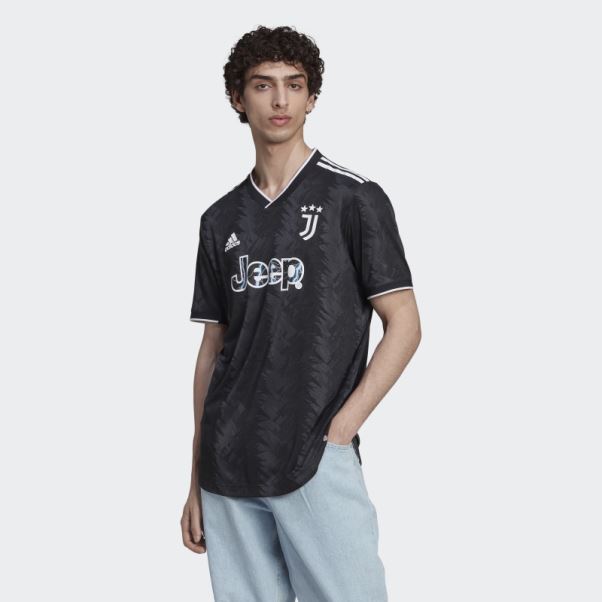 Maillot Adidas Juventus 22/23 Extérieur Authentique Noir