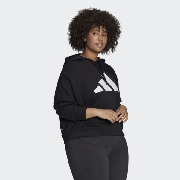 Future Icons Sweat à Capuche (grande Taille) Noir Adidas