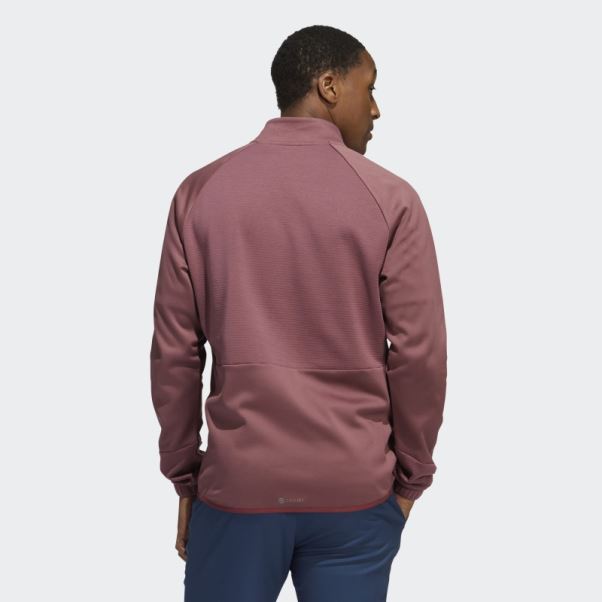Pull Adidas Cold.rdy 1/4-zip Bordeaux