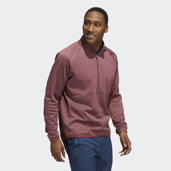 Pull Adidas Cold.rdy 1/4-zip Bordeaux