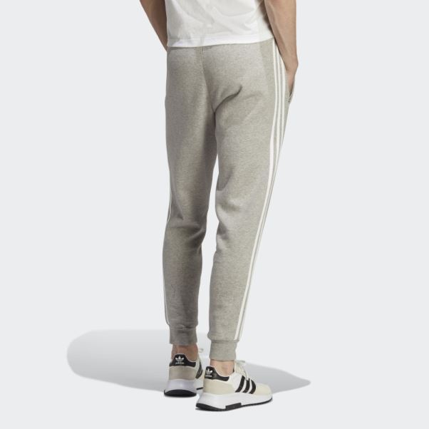 Pantalon Adidas Adicolor Classics 3 Bandes Gris Moyen