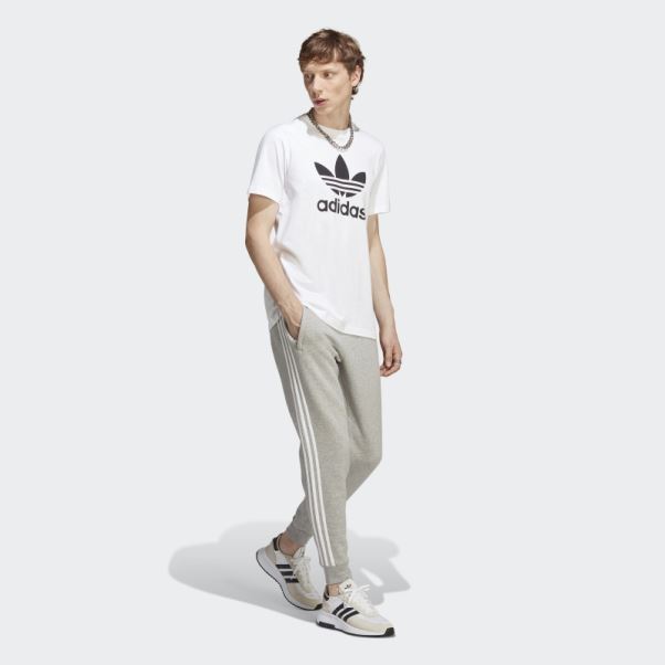 Pantalon Adidas Adicolor Classics 3 Bandes Gris Moyen