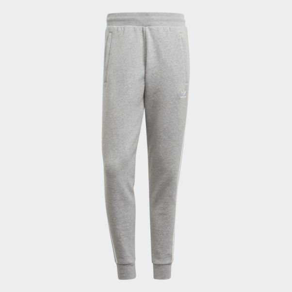 Pantalon Adidas Adicolor Classics 3 Bandes Gris Moyen