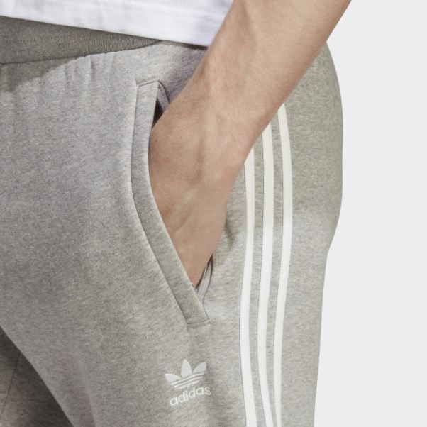Pantalon Adidas Adicolor Classics 3 Bandes Gris Moyen