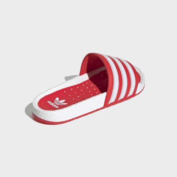 Adidas Adilette Boost Slides Blanc