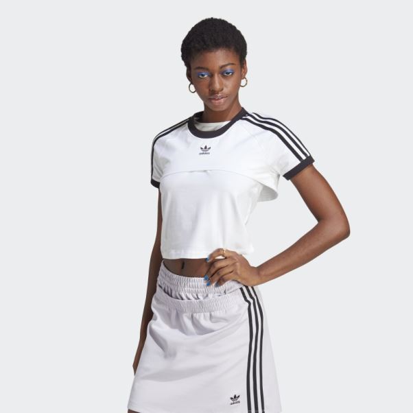 T-shirt Adidas Toujours Original Blanc