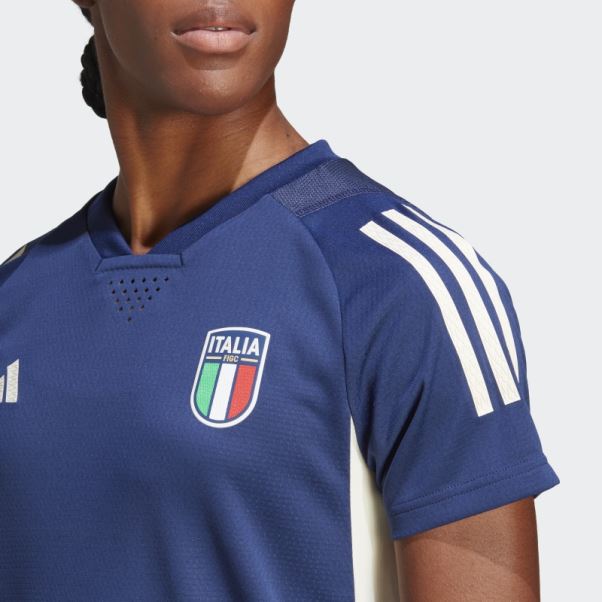 Maillot Adidas Italy Tiro 23 Pro Bleu Foncé