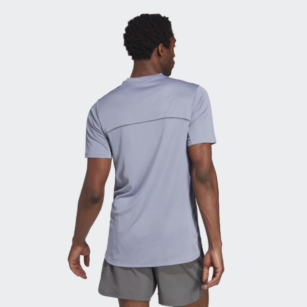 T-shirt D'entraînement Hiit Heat.rdy Hiit Conçu Par Violet Argenté Adidas