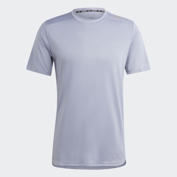 T-shirt D'entraînement Hiit Heat.rdy Hiit Conçu Par Violet Argenté Adidas