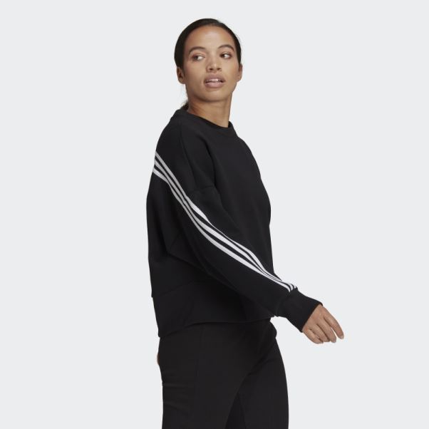 Sweat Adidas Sportswear Future Icons Noir à 3 Bandes Chaud