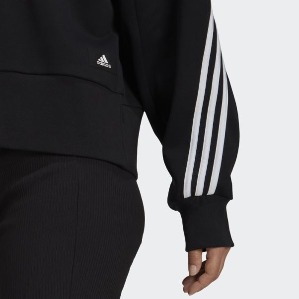 Sweat Adidas Sportswear Future Icons Noir à 3 Bandes Chaud