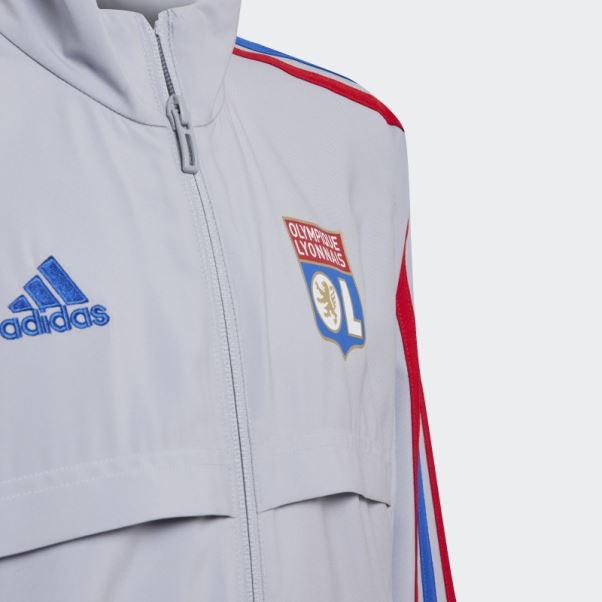 Argent Olympique Lyonnais Tiro 21 Formation Présentation Survêtement Adidas