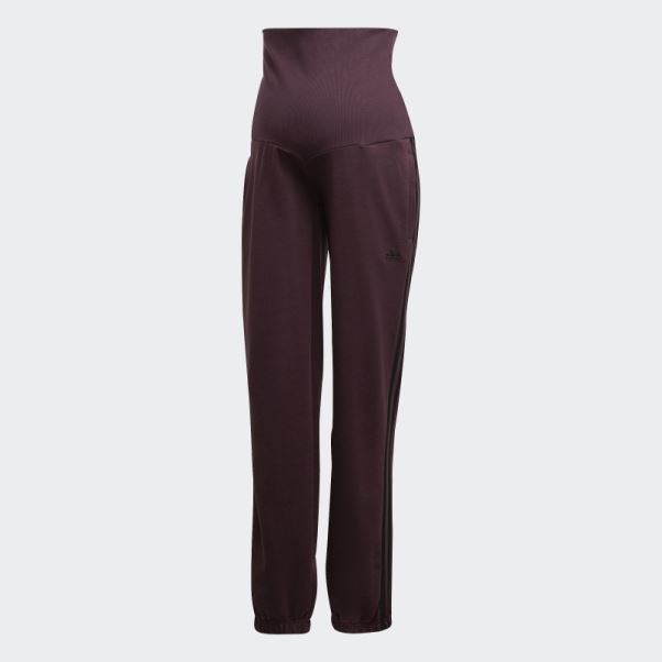 Pantalon Adidas Maroon Essentials Cotton 3-stripes (maternité)