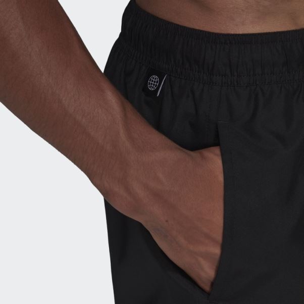Short De Bain Wording Noir Adidas