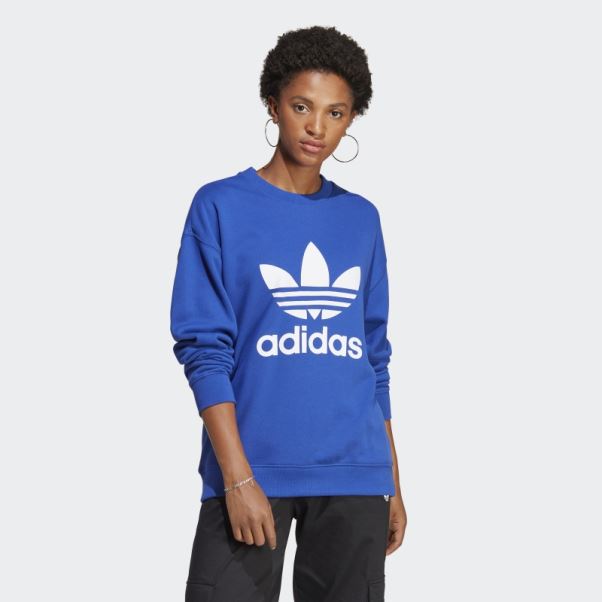 Sweat Adidas Trèfle Bleu Stylé