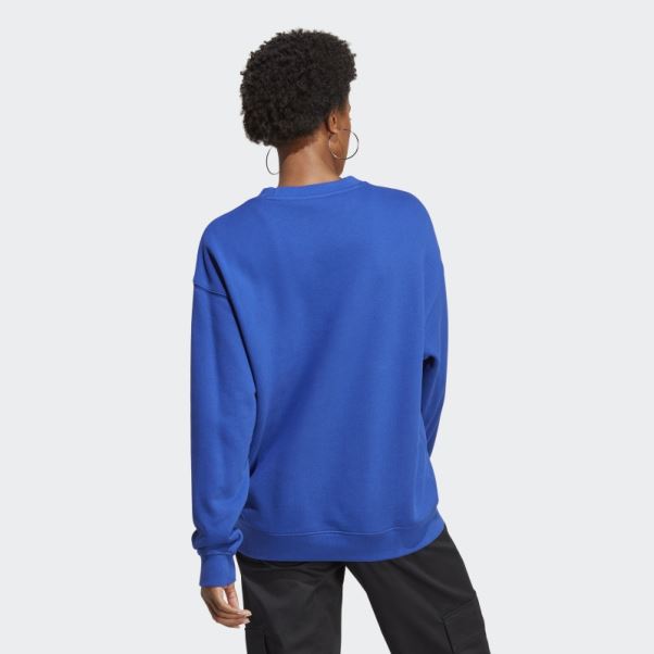 Sweat Adidas Trèfle Bleu Stylé