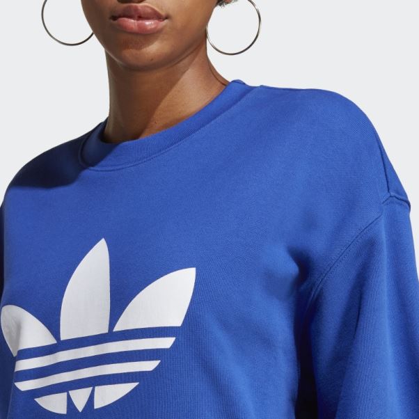 Sweat Adidas Trèfle Bleu Stylé