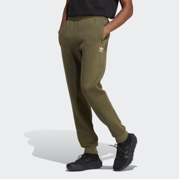 Adidas Pantalon De Jogging Essentiel Trèfle Olive