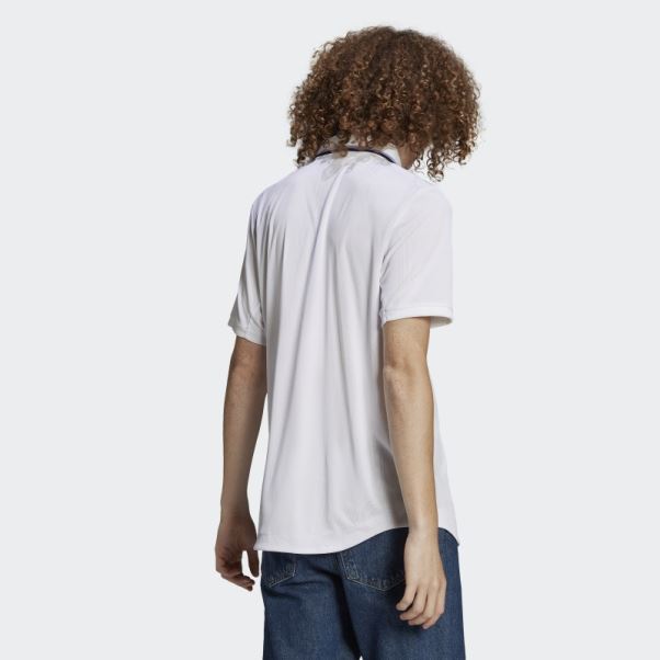 Maillot Authentique Domicile Real Madrid 22/23 Adidas Blanc
