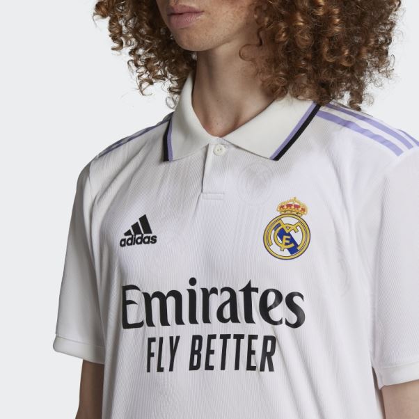 Maillot Authentique Domicile Real Madrid 22/23 Adidas Blanc