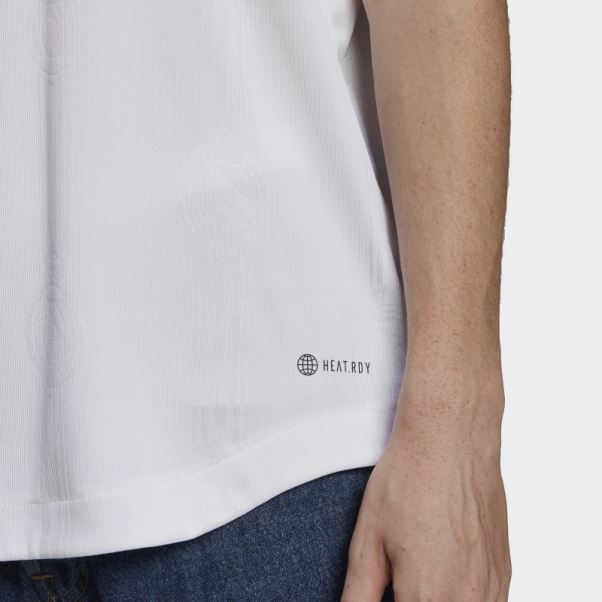 Maillot Authentique Domicile Real Madrid 22/23 Adidas Blanc
