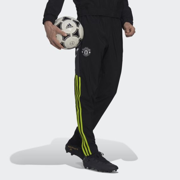 Pantalon De Survêtement De Présentation Manchester United Condivo 22 Noir Adidas