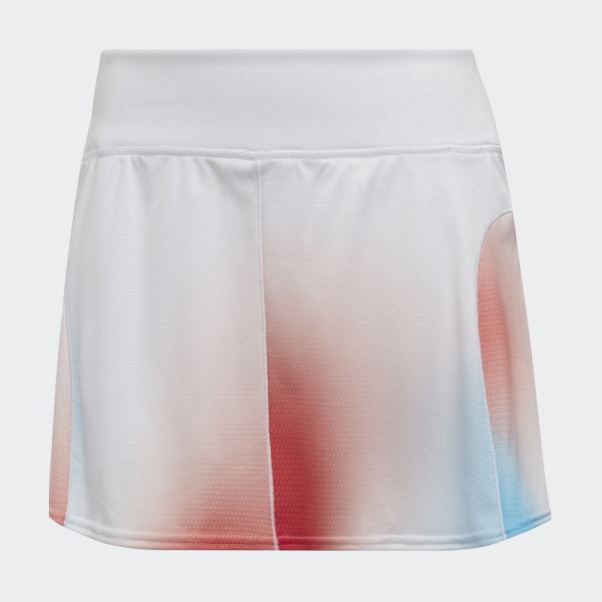 Melbourne Tennis Imprimé Match Jupe Adidas Blanc