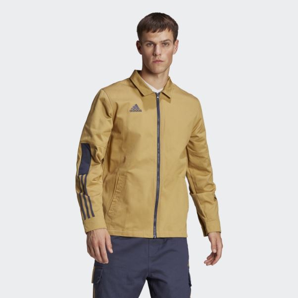 Surchemise Adidas Tiro Beige Doré
