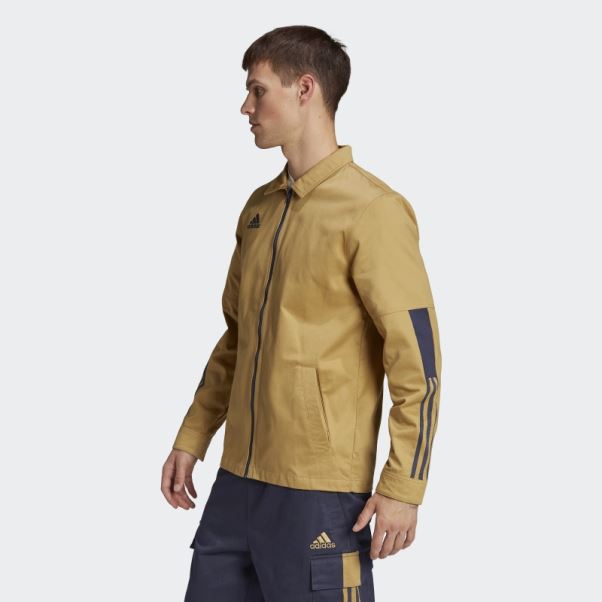 Surchemise Adidas Tiro Beige Doré