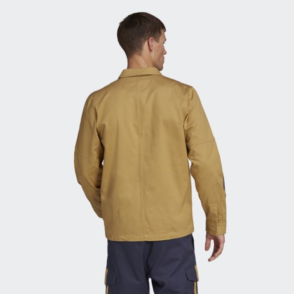 Surchemise Adidas Tiro Beige Doré