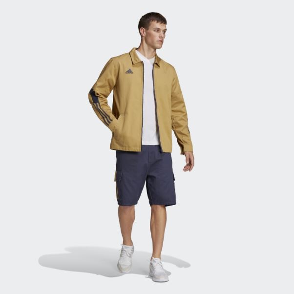 Surchemise Adidas Tiro Beige Doré