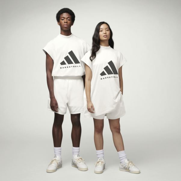 T-shirt Sans Manches Adidas Basketball Blanc