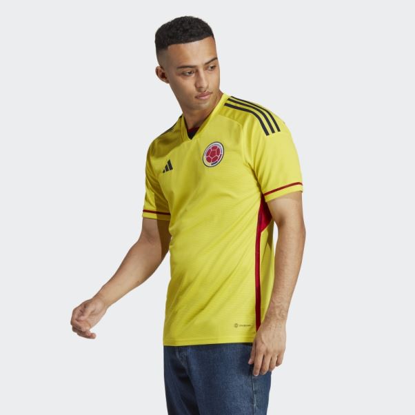 Colombie 22 Maillot Domicile Adidas Jaune