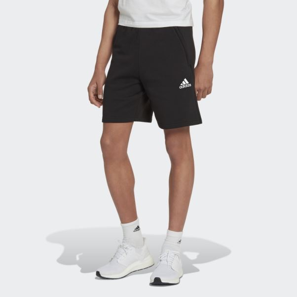 Stade Polaire Recyclé écusson De Short De Sport Adidas Noir