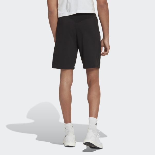 Stade Polaire Recyclé écusson De Short De Sport Adidas Noir