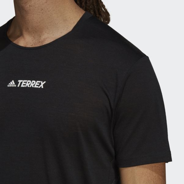 T-shirt Terrex Agravic Pro Laine Adidas Noir