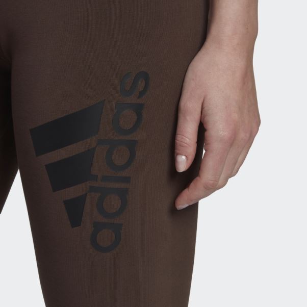 Legging Adidas Futur Icones Badge De Sport Marron