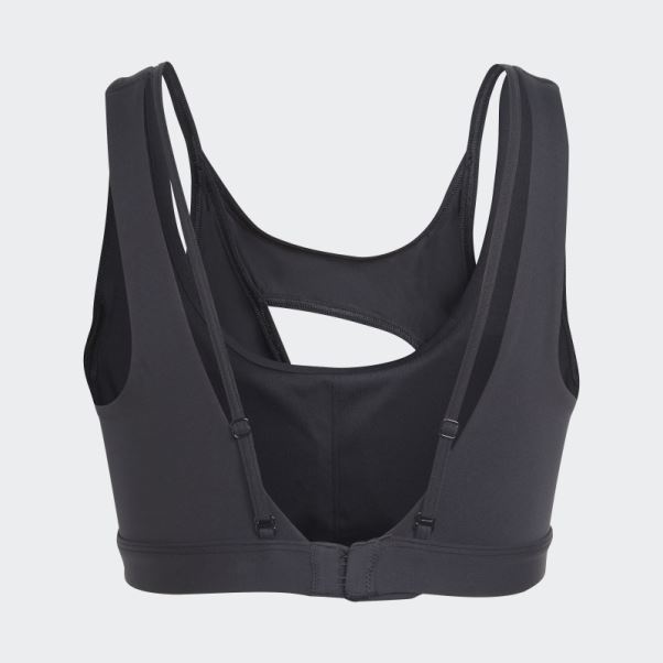 Soutien-gorge à Maintien Moyen Adidas Powerimpact Luxe Noir