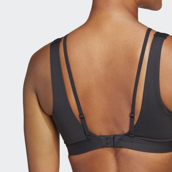 Soutien-gorge à Maintien Moyen Adidas Powerimpact Luxe Noir