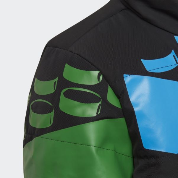 Adidas X Classic Lego Veste Matelassée D'hiver Noir Chaud