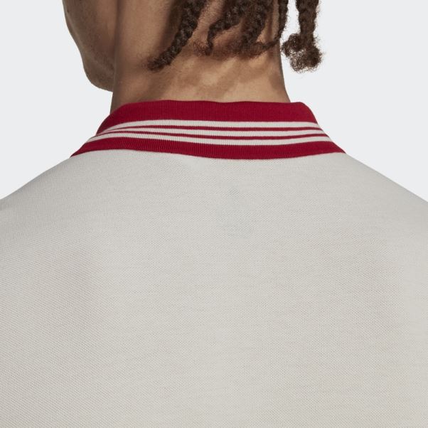 Polo Emblème Officiel Adidas Coupe Du Monde Fifa 2022 Talc
