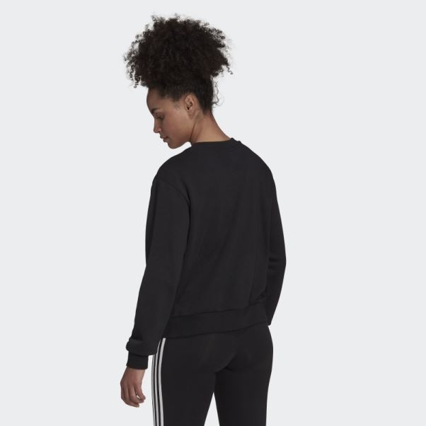 Sweat Ample Adidas Essentials Logo Noir