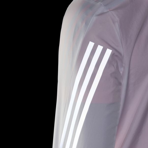 Veste Adidas Run Icon 3 Bandes Blanche