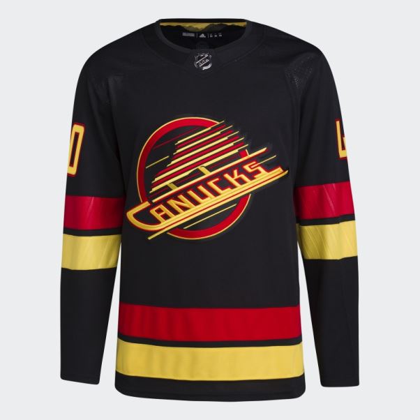 Adidas Maillot Noir Canucks Pettersson Troisième Authentique