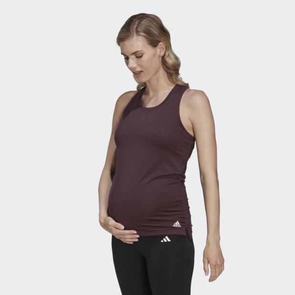 Aeroready Designed 2 Move Sport Débardeur (maternité) Marron Adidas