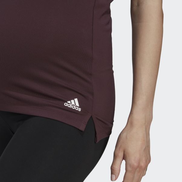 Adidas Aeroready Designed 2 Move Sport Débardeur (maternité) Bordeaux
