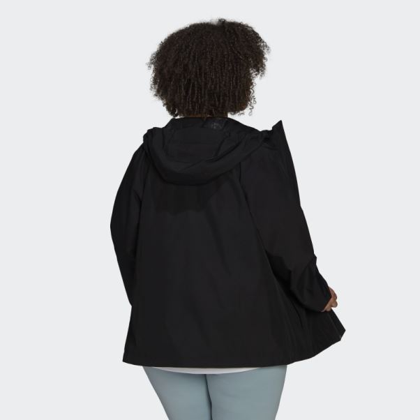 Veste Essentials Rain.rdy Noire (grande Taille) Adidas