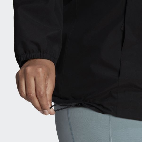 Veste Essentials Rain.rdy Noire (grande Taille) Adidas