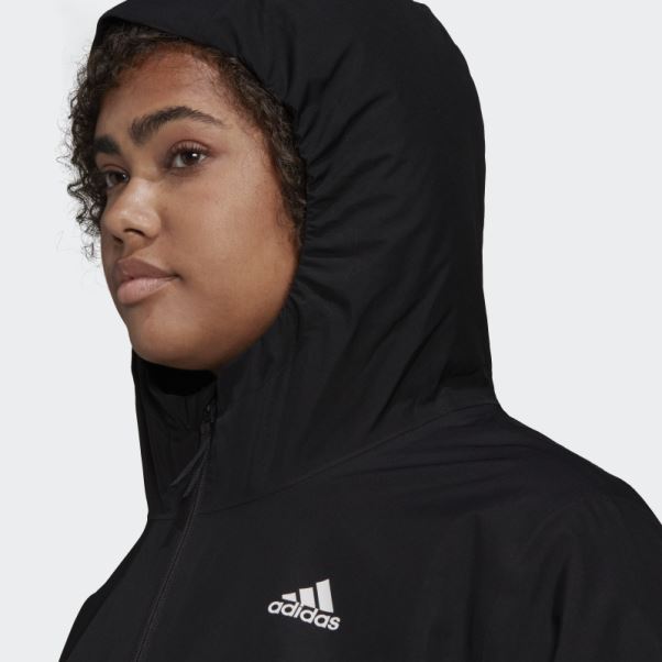 Veste Essentials Rain.rdy Noire (grande Taille) Adidas