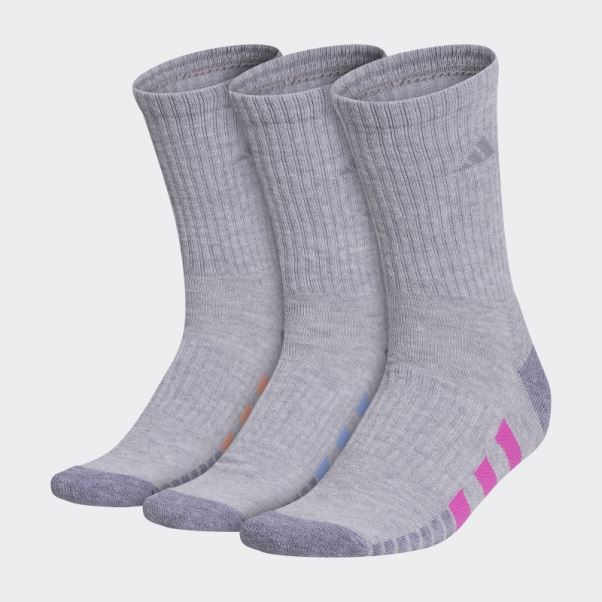 Adidas Chaussettes Mi-mollet Matelassées 3 Paires Multicolore